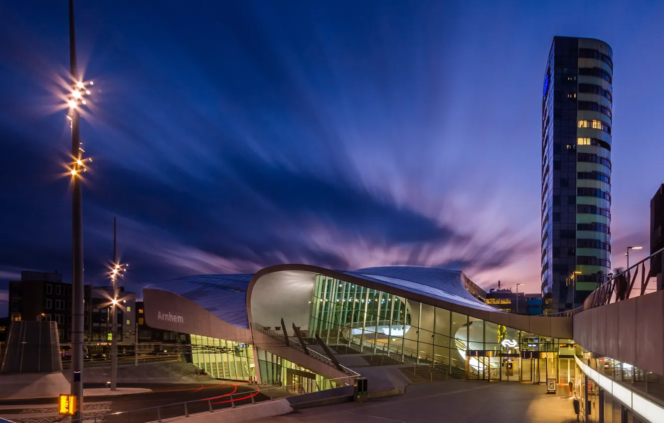 Фото обои Нидерланды, Голландия, Arnhem, Bahnhof Arnhem Centraal