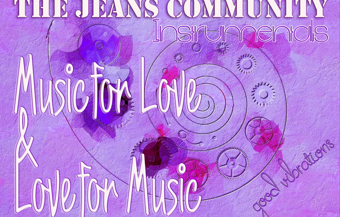 Фото обои music, love, the jeans community, Kide Fotoart