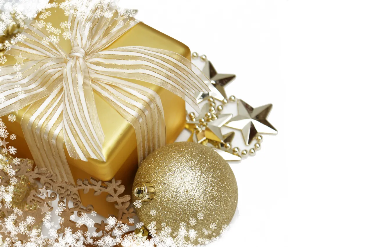 Фото обои шарики, украшения, праздник, Новый Год, Рождество, Christmas, New Year