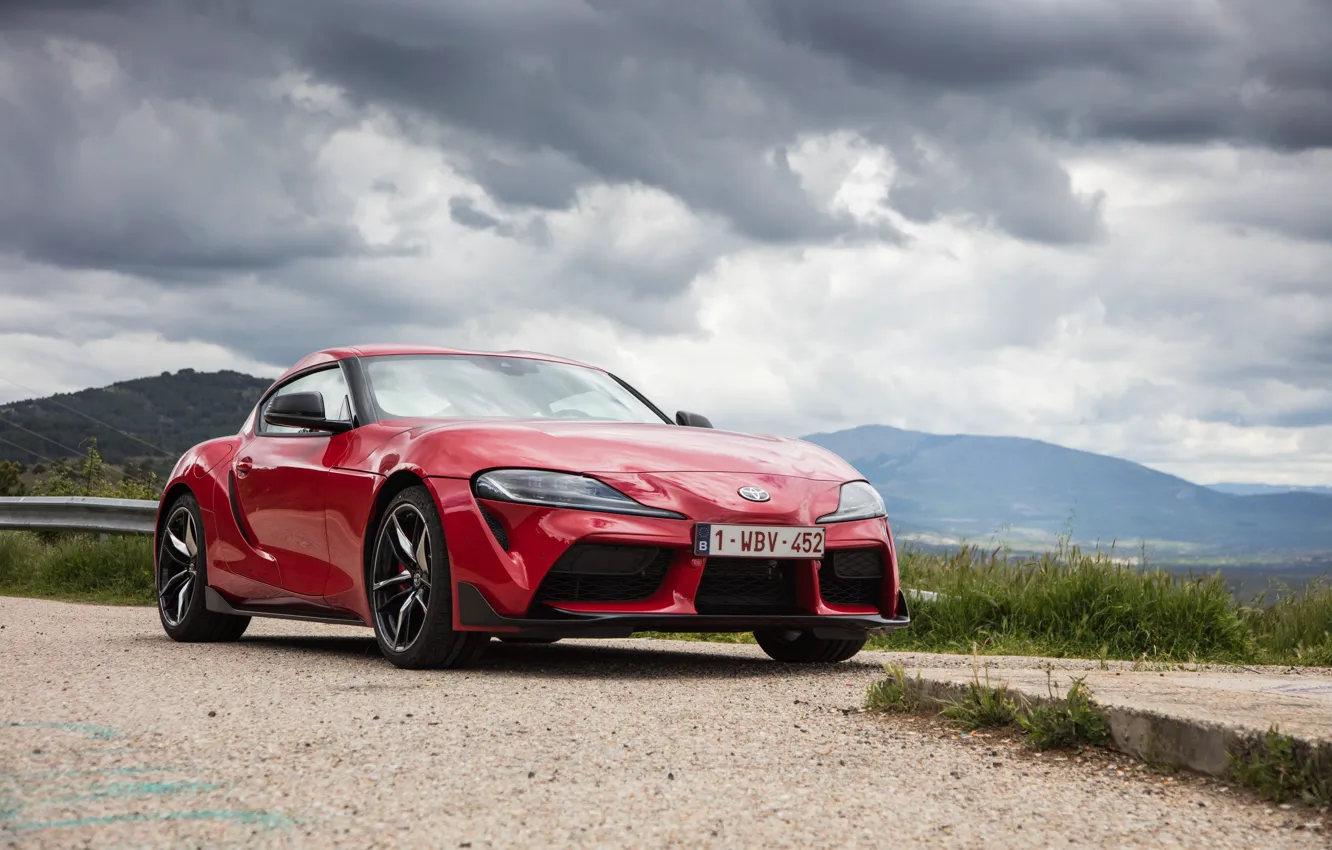 Toyota Supra a90 Red