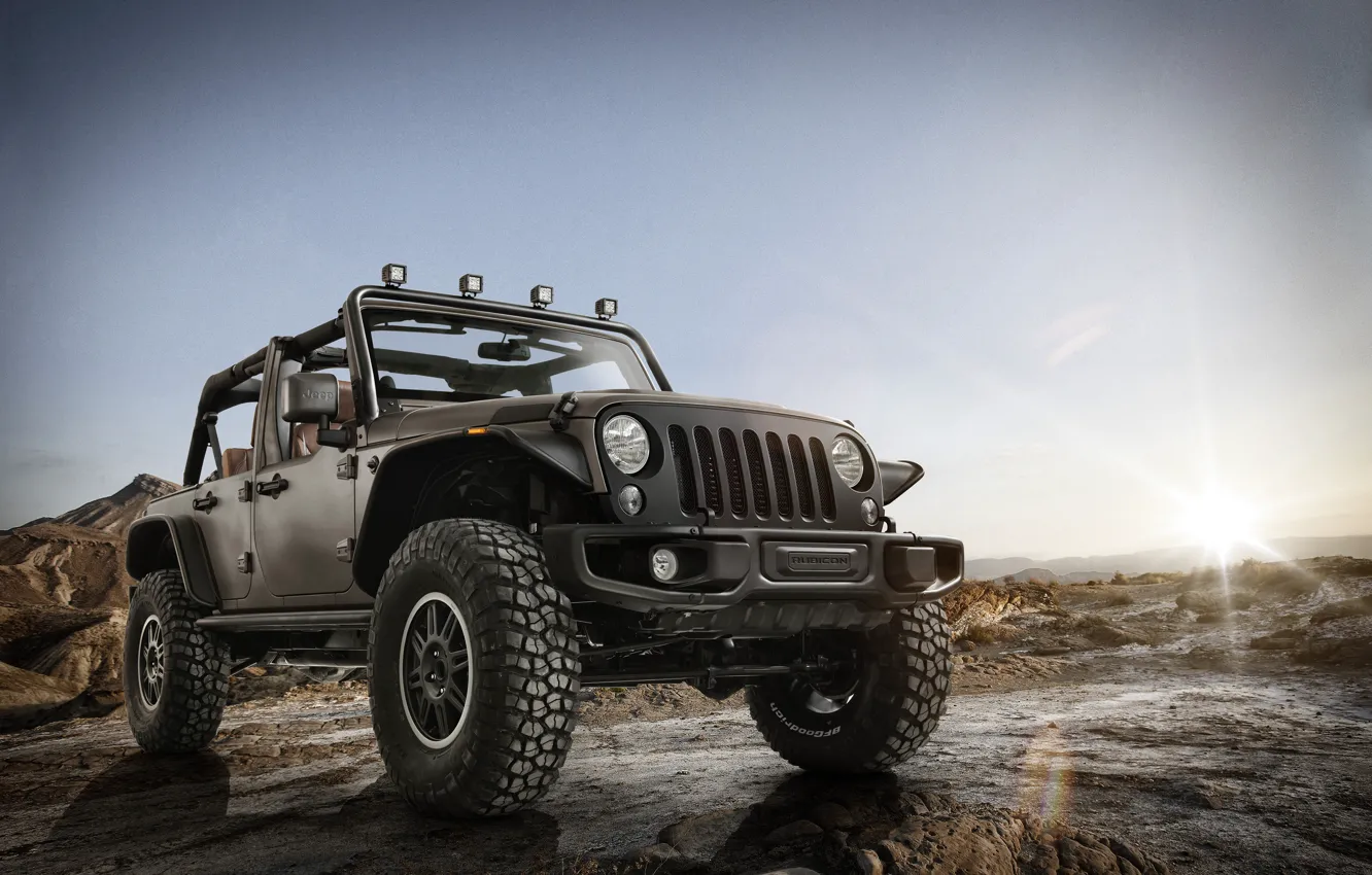 Фото обои Stealth, Wrangler, Jeep, 2014, Unlimited Rubicon