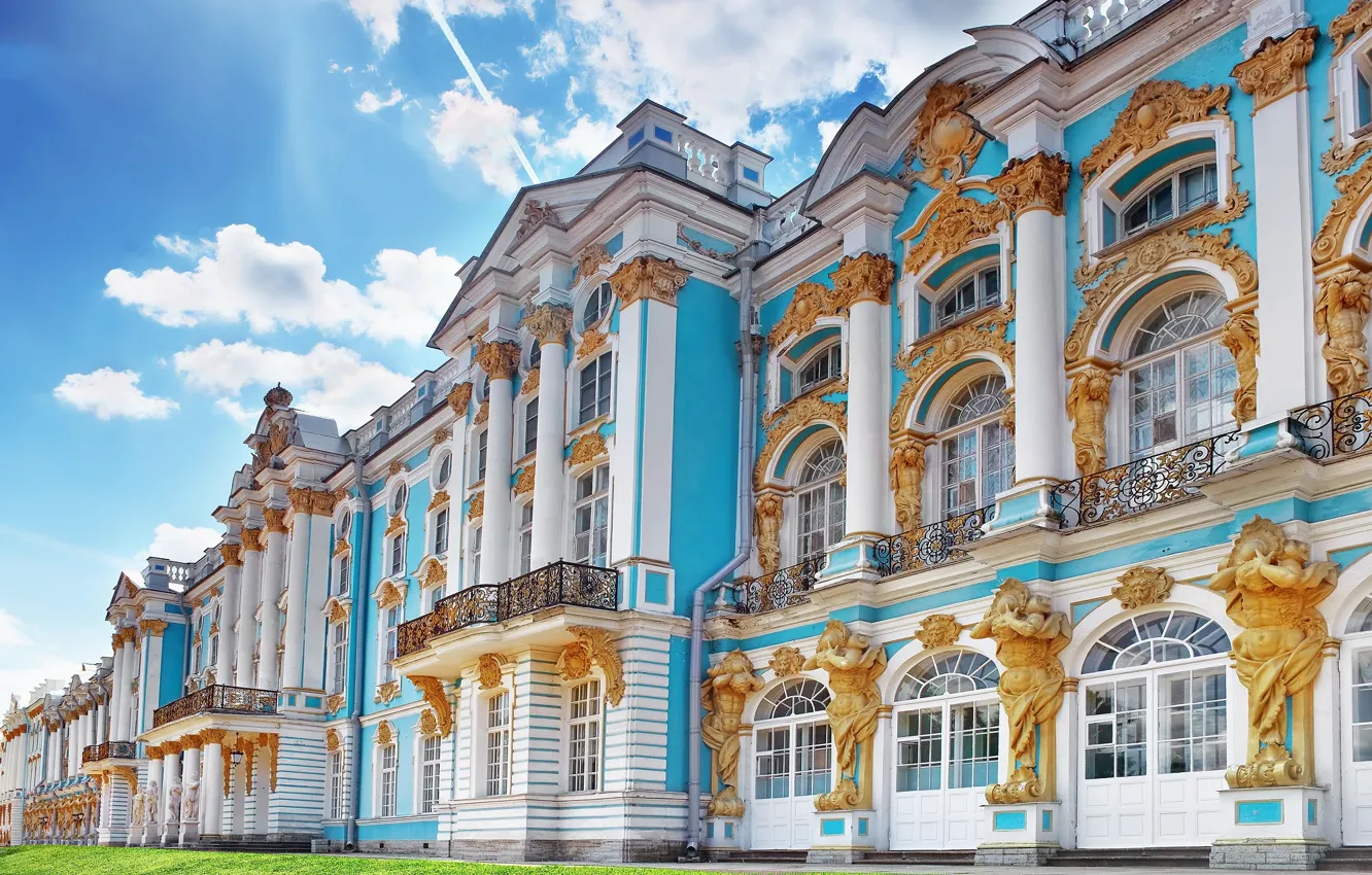 Фото обои Санкт-Петербург, Россия, Екатерининский дворец