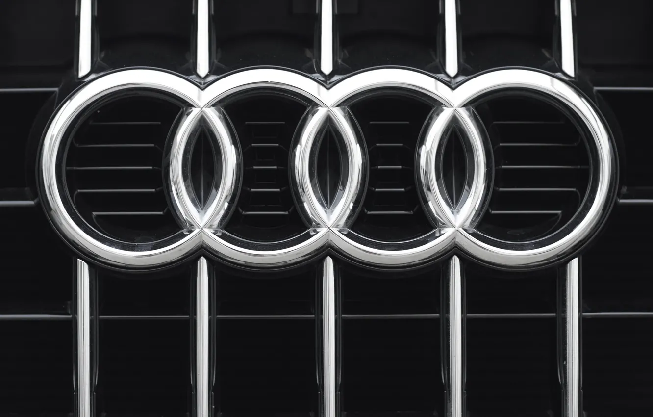Фото обои Audi, знак, решетка, эмблема