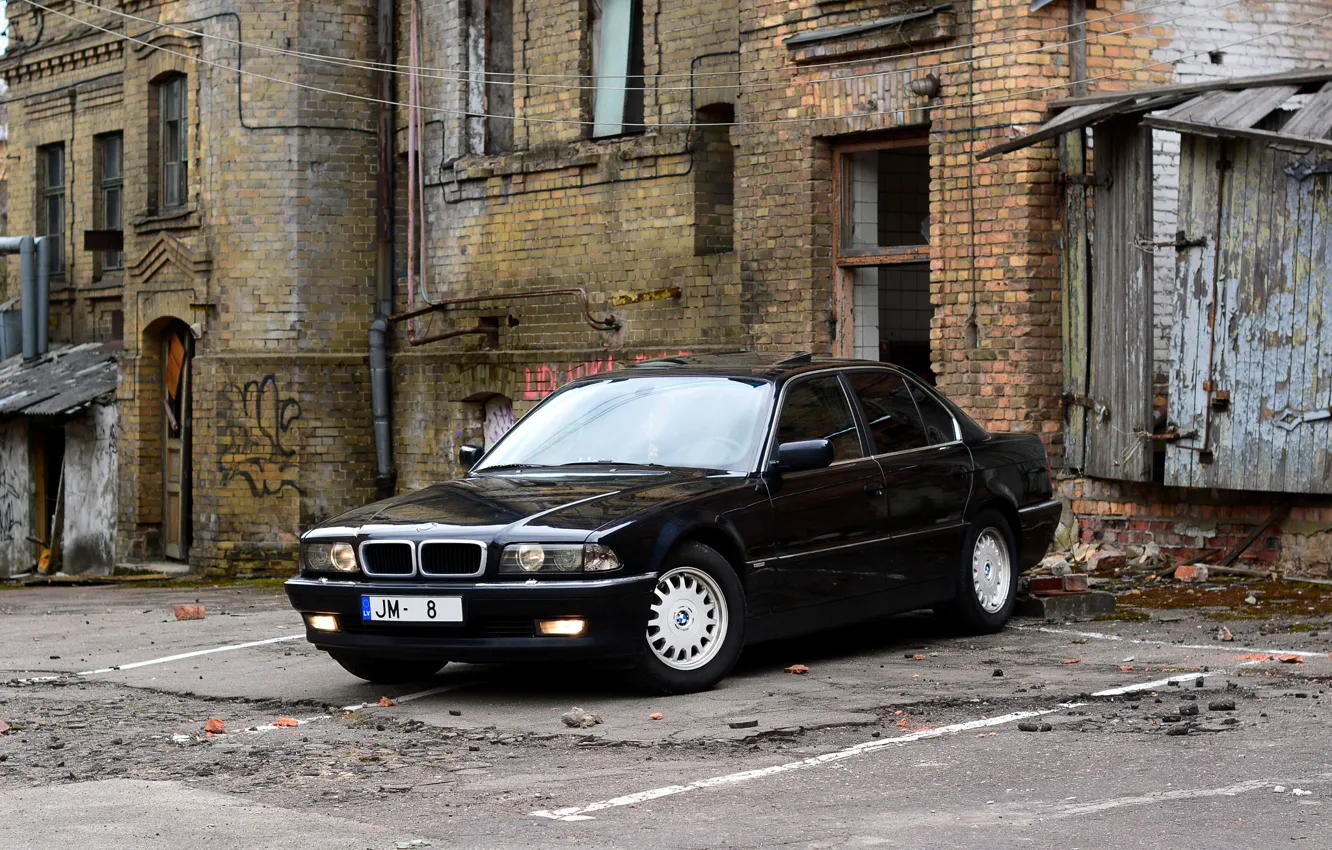 Фото обои BMW, Бумер, БМВ, E38, 740iL