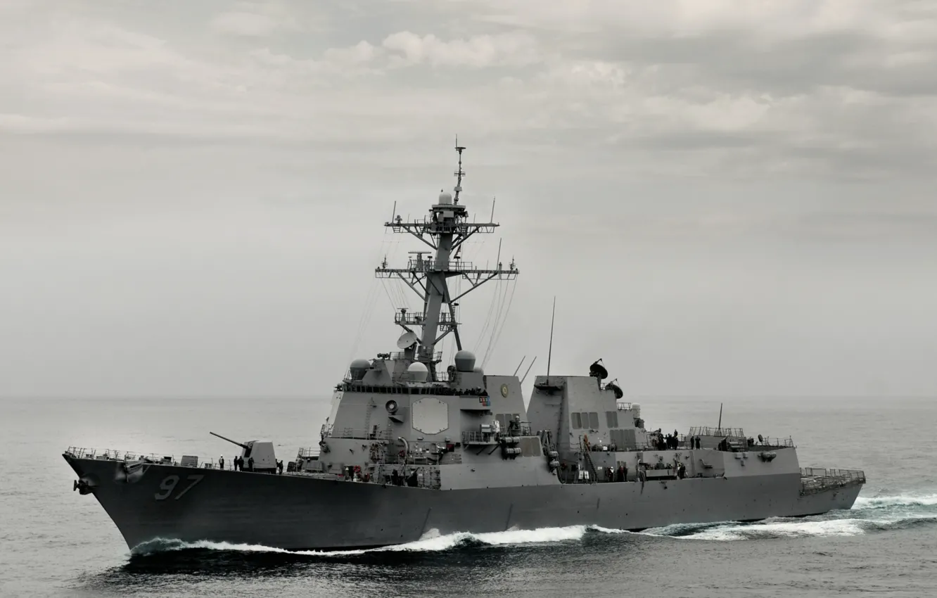Фото обои эскадренный миноносец, DDG-97, USS Hasley