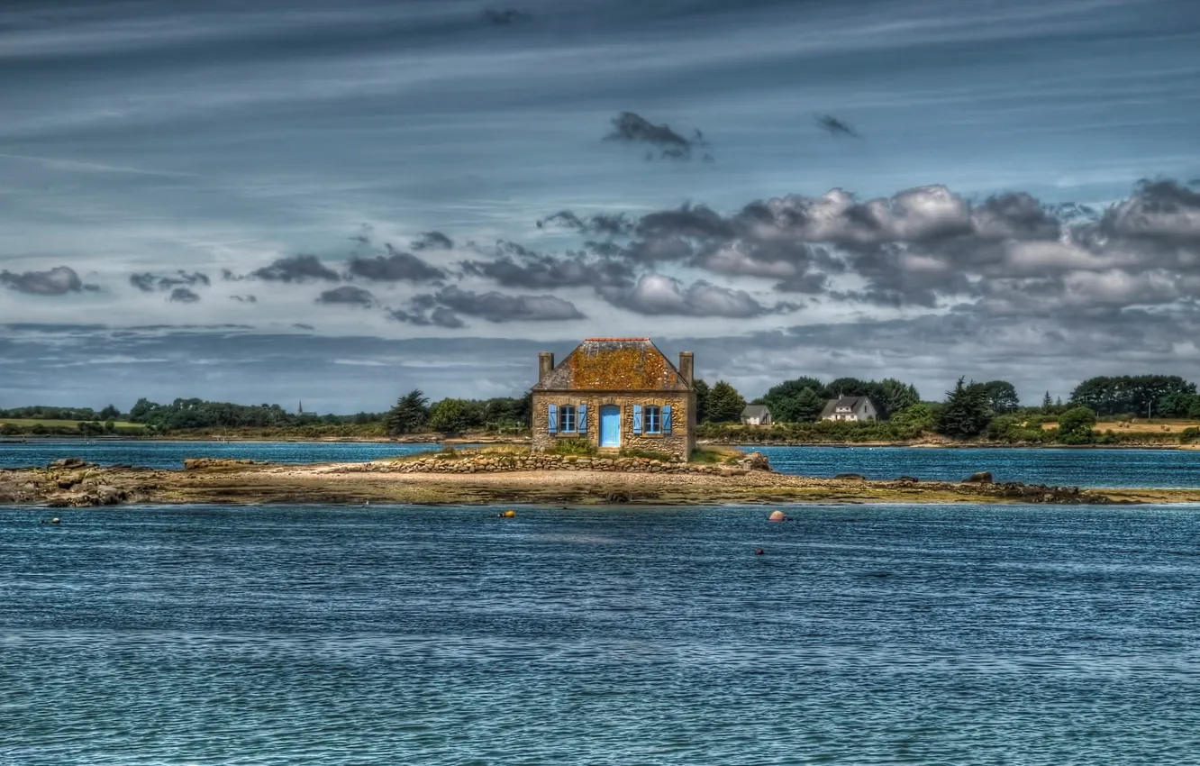 Фото обои пейзаж, France, Brittany, St.-Cado