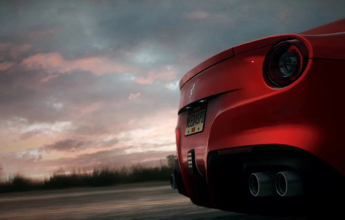 Фото обои гонка, игра, Ferrari, nfs, Need for Speed Rivals, Да начнется соревнование!