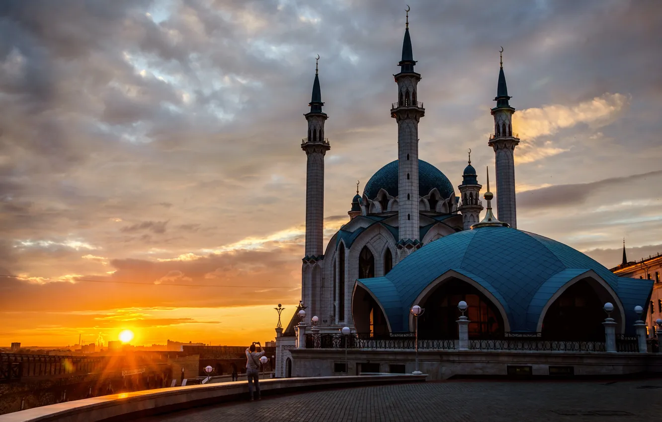 Фото обои Казань, Кул-Шариф, Казанский Кремль