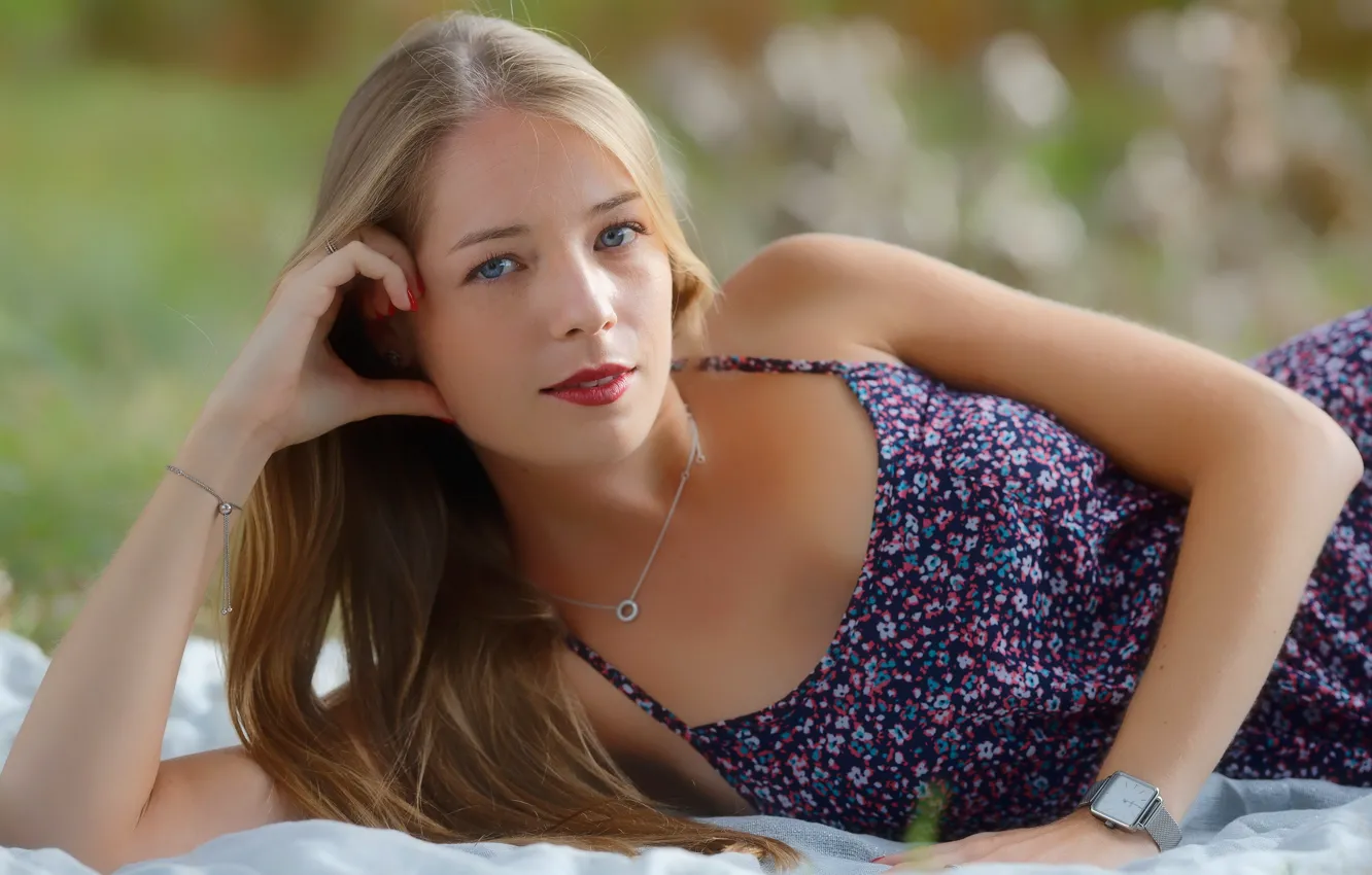 Фото обои девушка, портрет, Marie