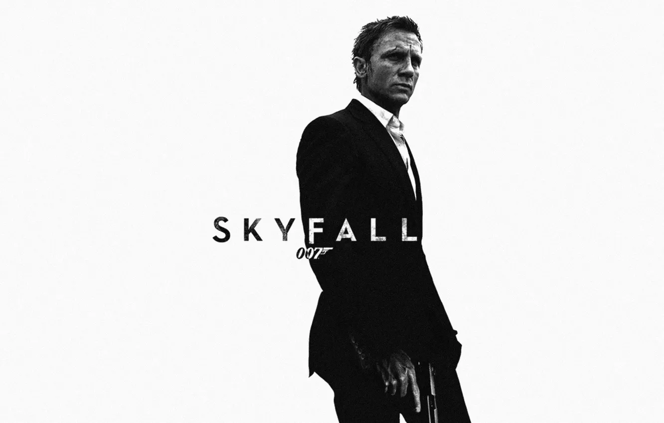 Фото обои 2012, Daniel Craig, 007, James Bond, SKYFALL