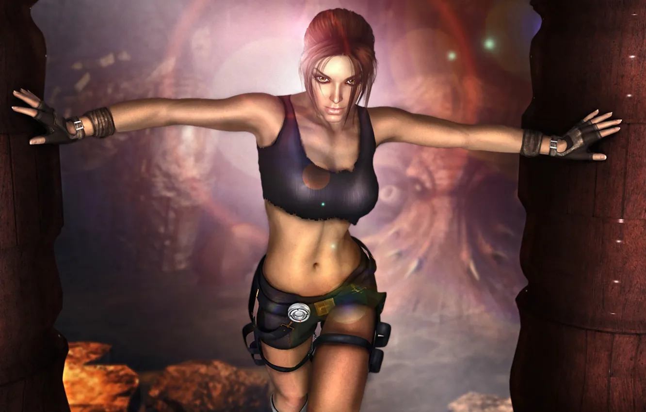 Фото обои Tomb Raider, art, Lara Croft, fan