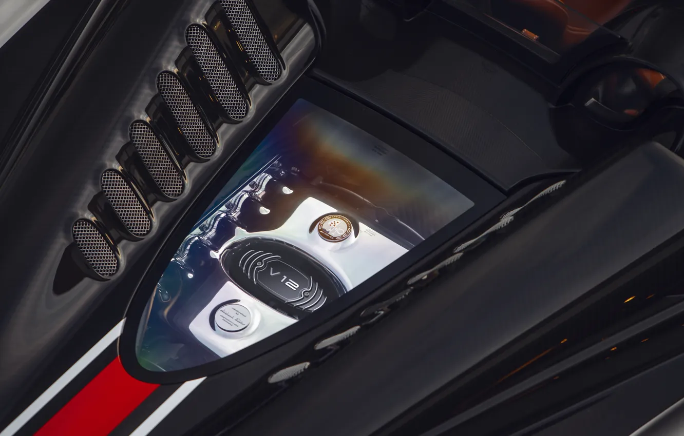 Фото обои Pagani, close-up, Huayra, Pagani Huayra BC Roadster