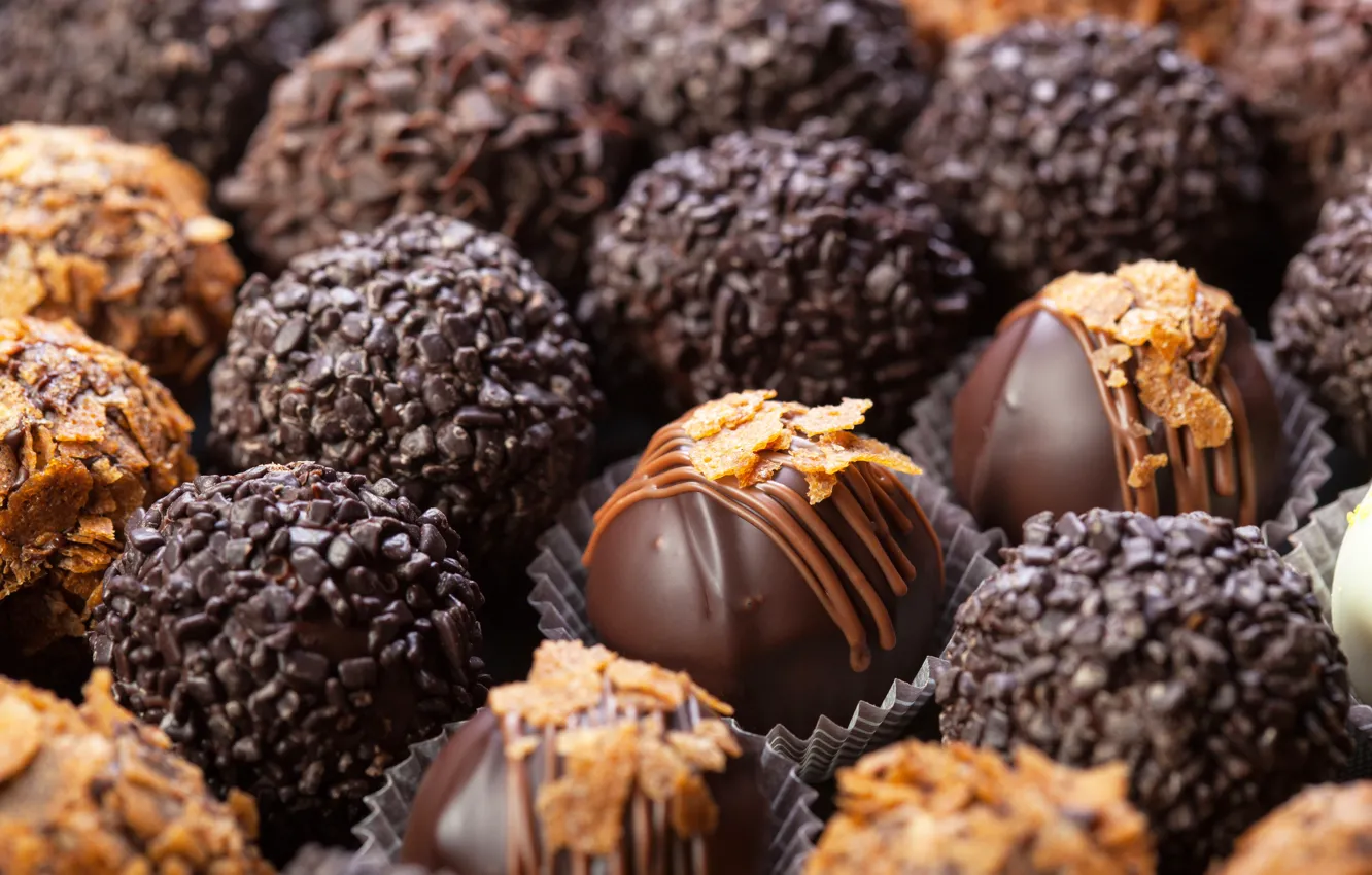 Фото обои шоколад, конфеты, Candy, сладкое, Chocolate, Sweets