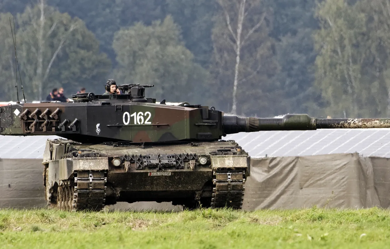 Фото обои танк, боевой, Leopard, 2A4