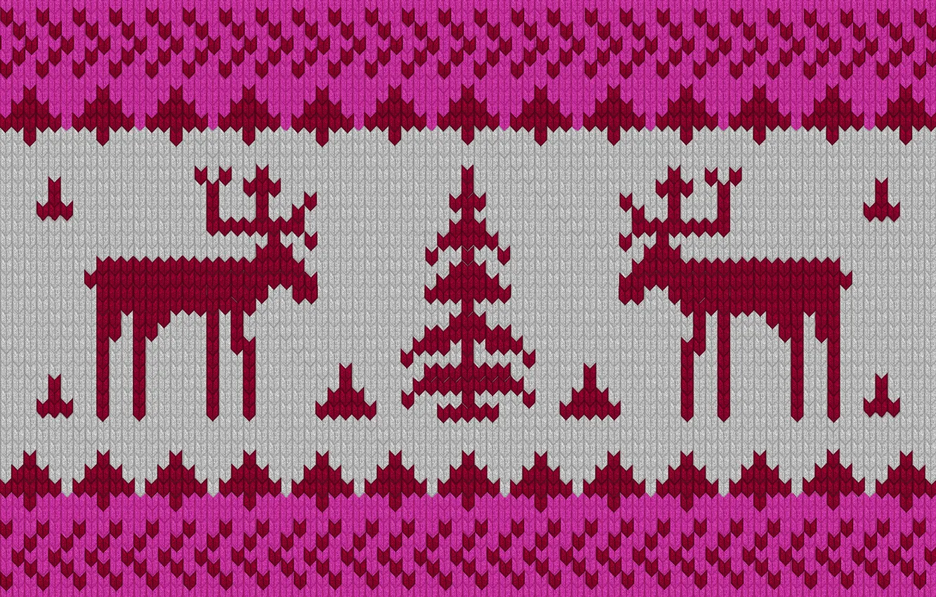 Фото обои зима, новый год, текстура, олени, орнамент, лоси, текстура свитера, текстура с оленями