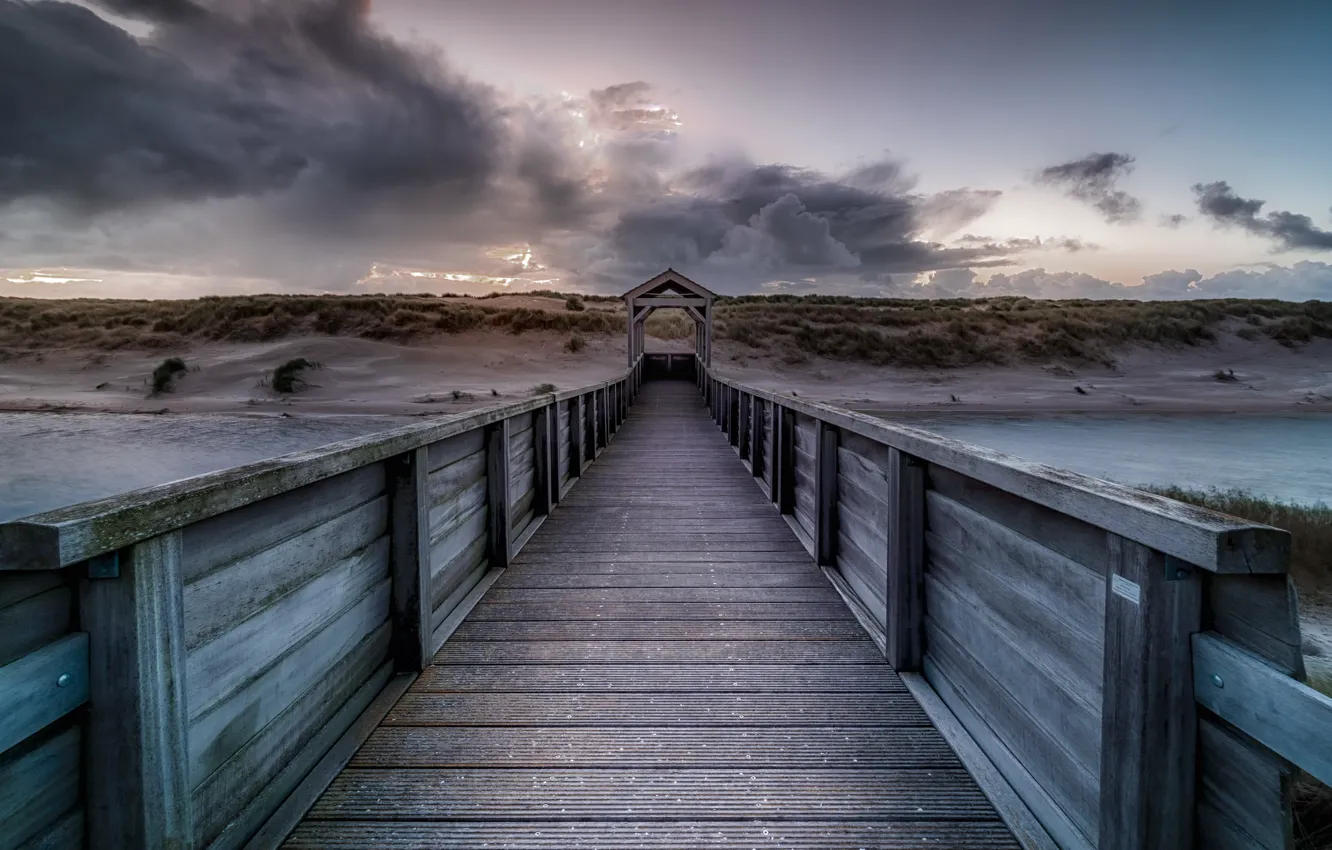 Фото обои coast, Dutch, Camperduin, Outlook