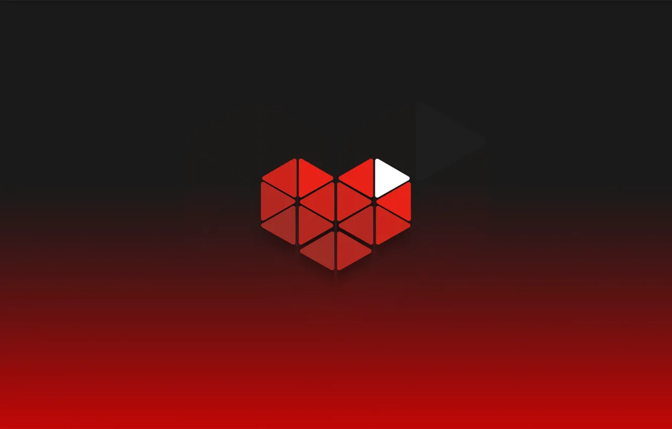 Фото обои сердце, red, hearts, youtube, gaming, геймеры