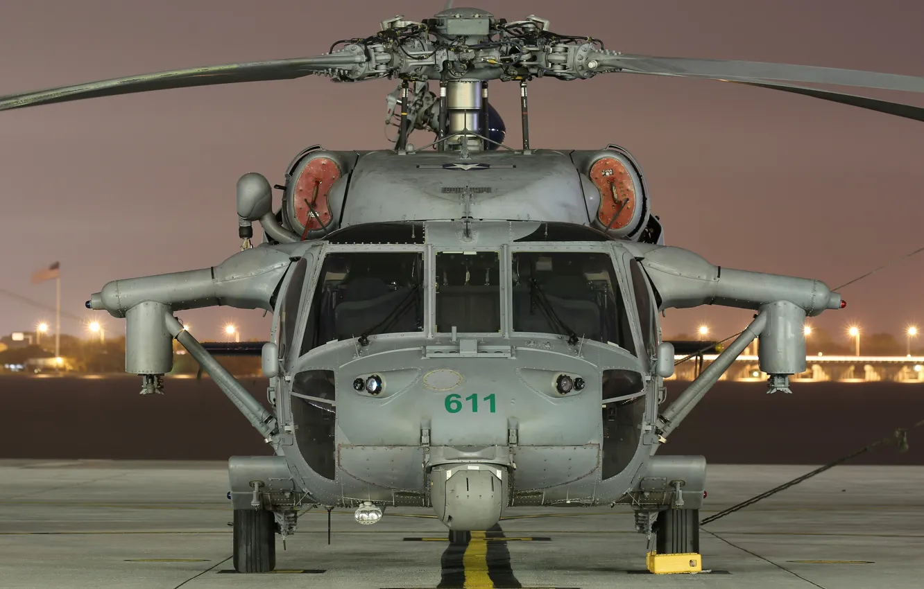 Фото обои MH-60S, Knighthawk, палубный многоцелевой вертолёт