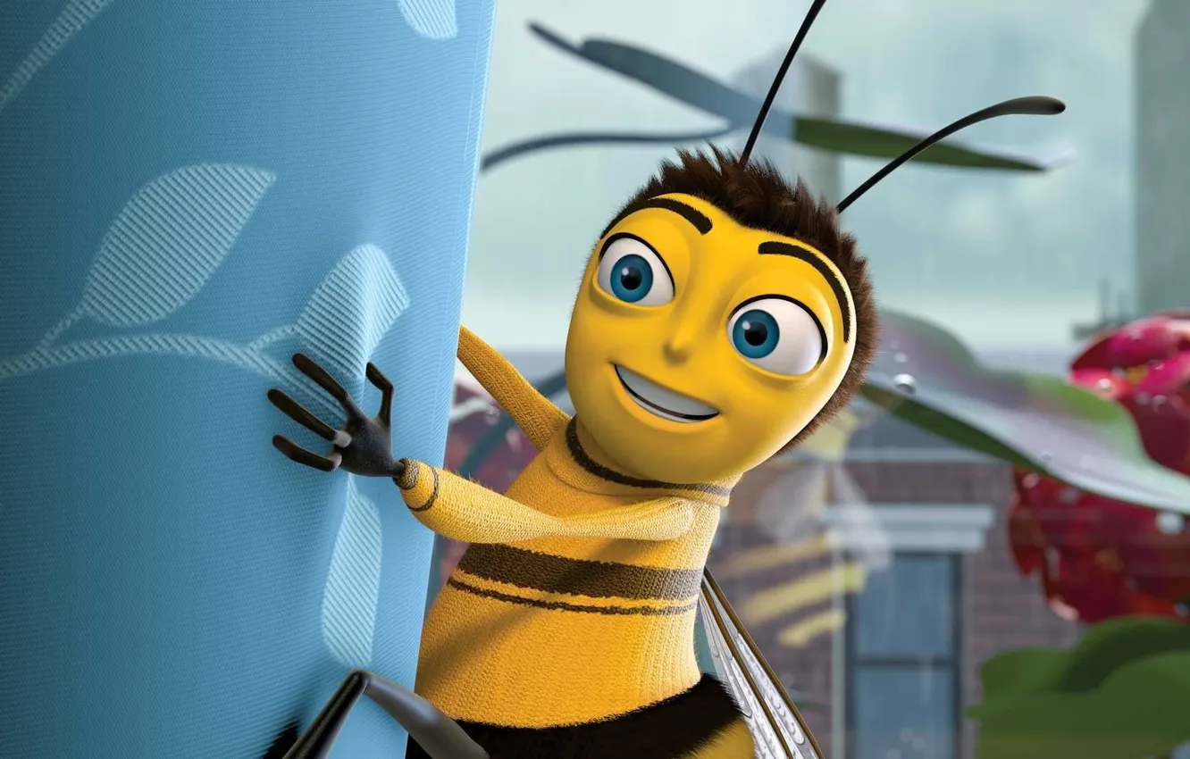 Фото обои пчела, мультфильм, Bee Movie, Би Муви