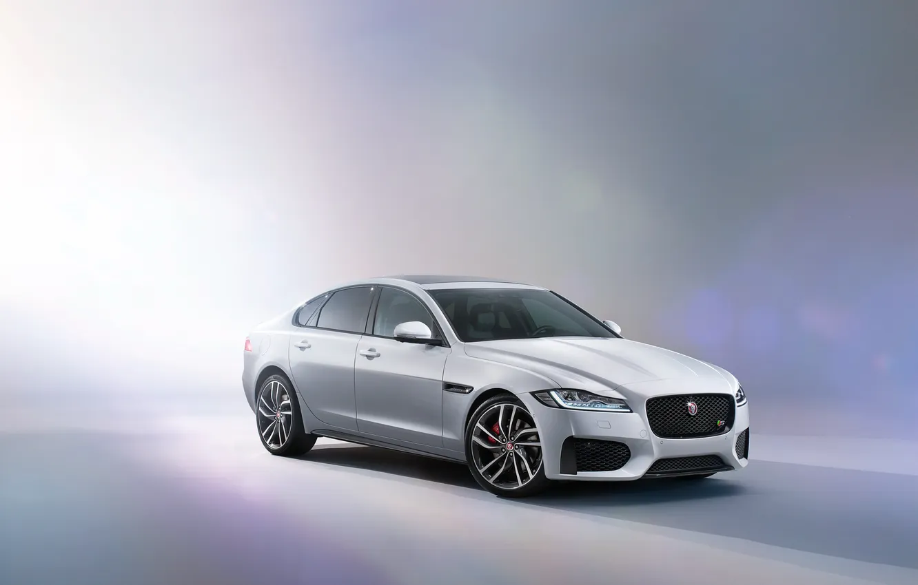 Фото обои Jaguar, ягуар, AWD, 2015, XF S