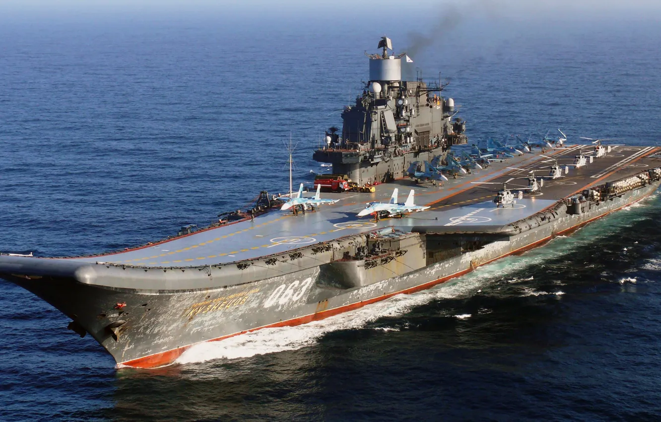Фото обои крейсер, тяжёлый, авианесущий, «Адмирал Кузнецов»