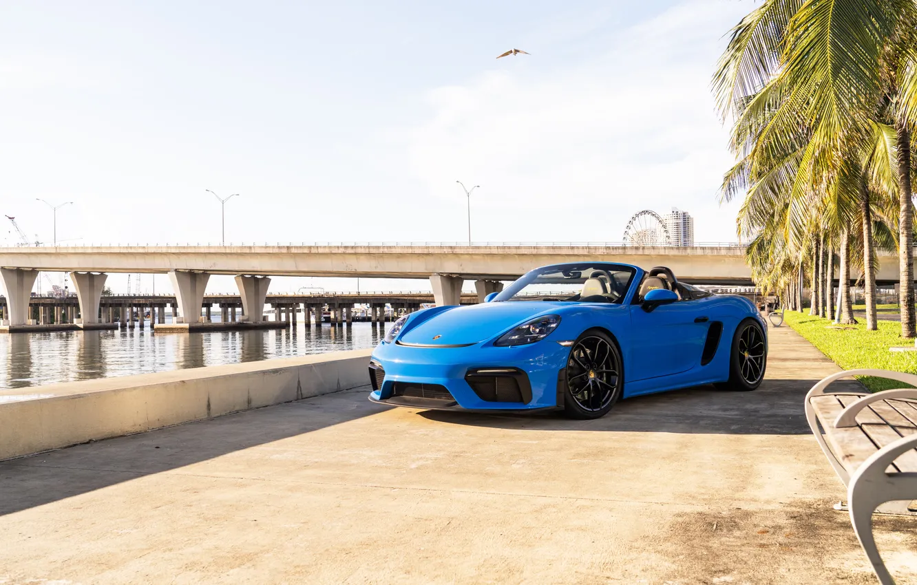 Фото обои Porsche, Spyder, 718