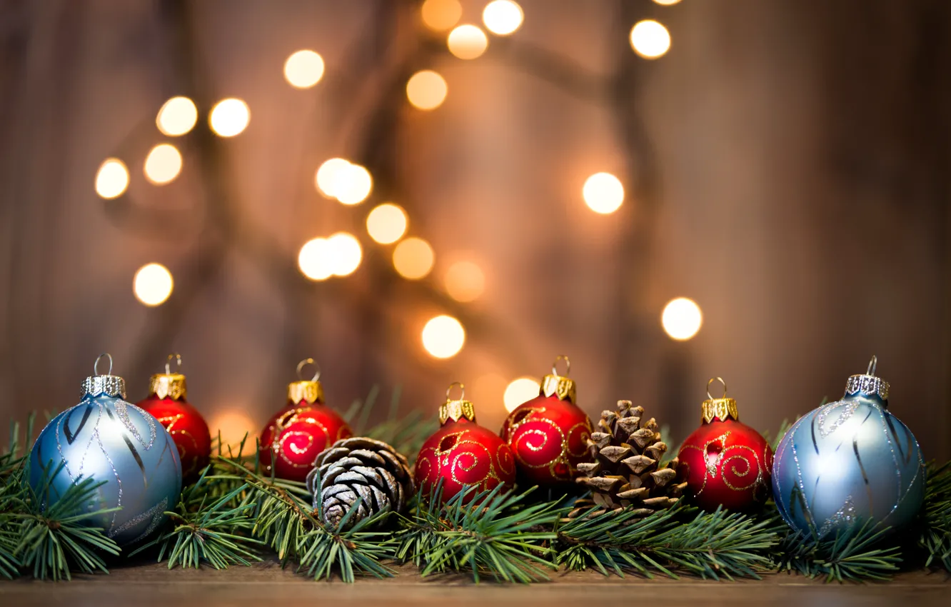 Фото обои украшения, шары, игрушки, Новый Год, Рождество, happy, Christmas, balls