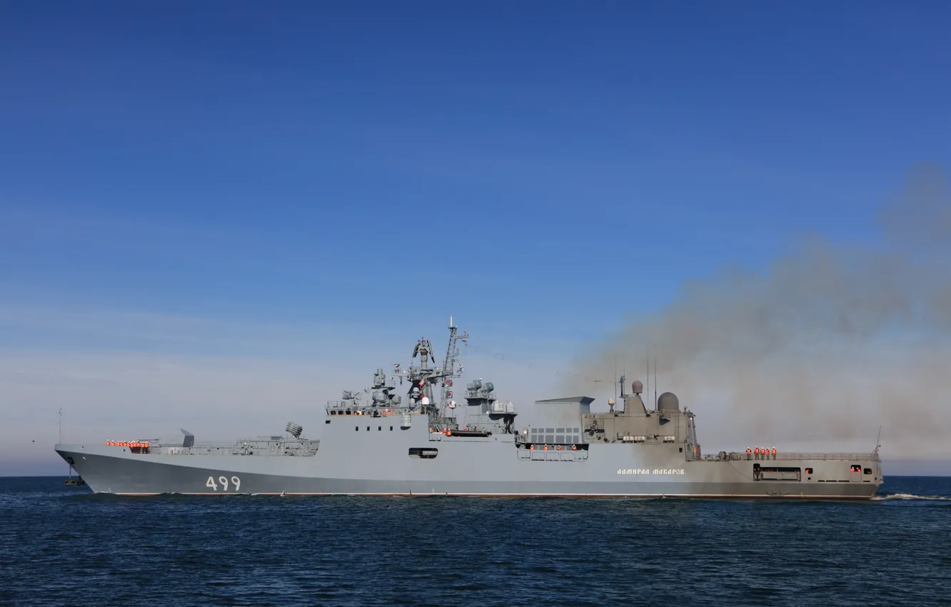 Фото обои фрегат, Адмирал Макаров, автор Novice1975