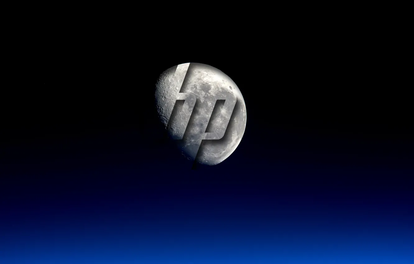 Фото обои moon, logo