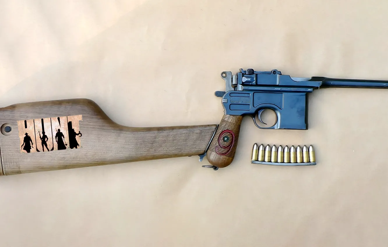 Фото обои патроны, обойма, маузер_карабин