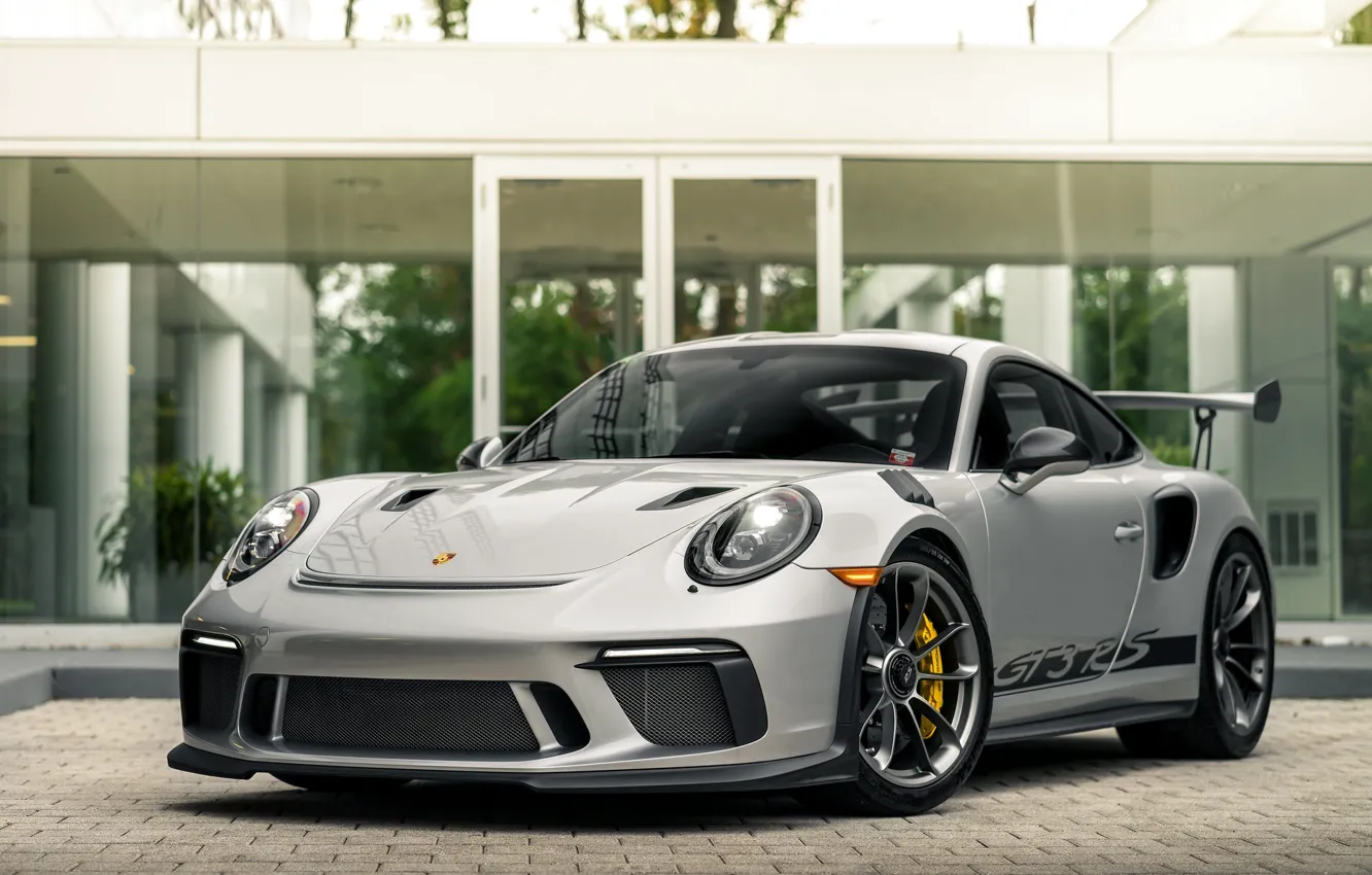 Фото обои 911, Porsche, Gray, GT3 RS, VAG, 992