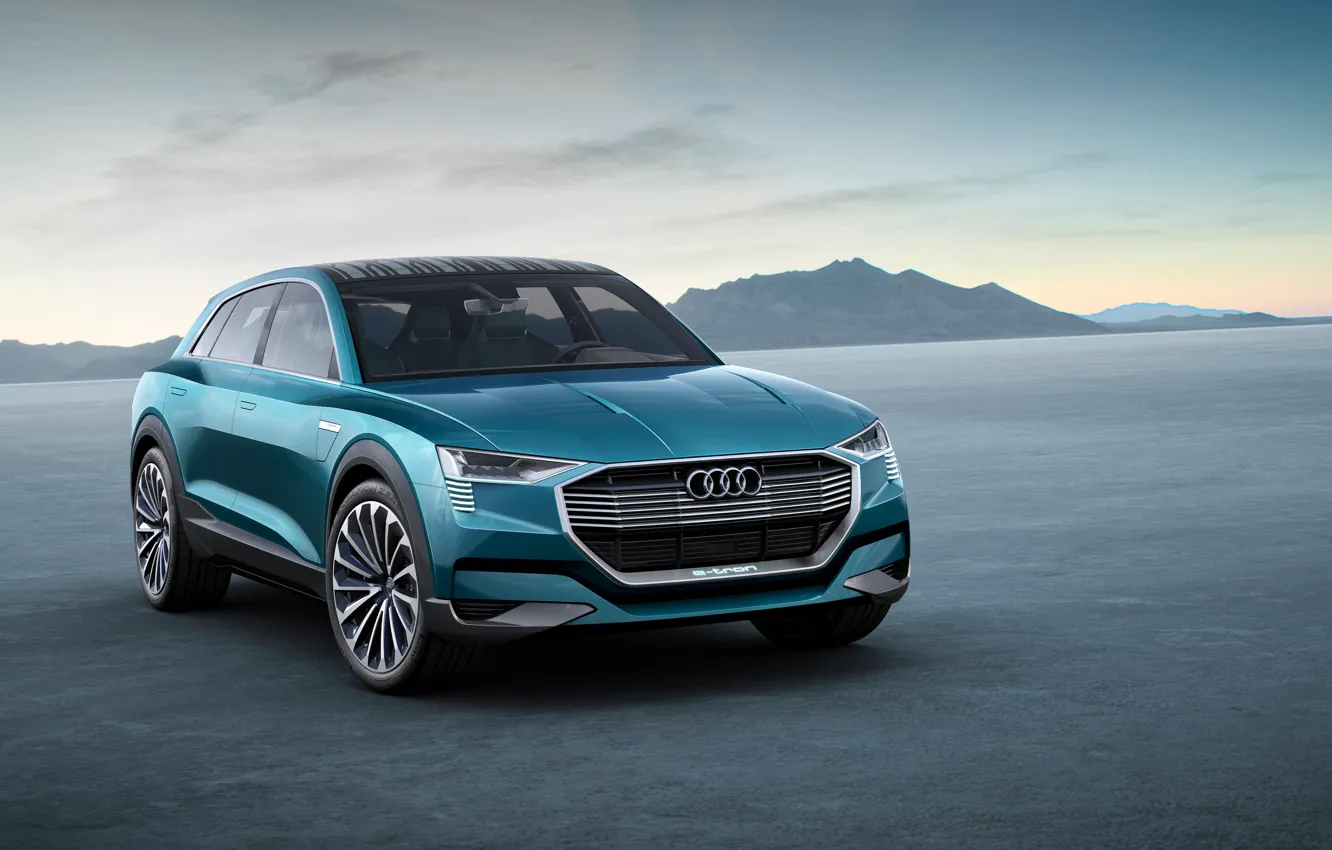 Фото обои Audi, ауди, concept, концепт, quattro, 2015, e-trn
