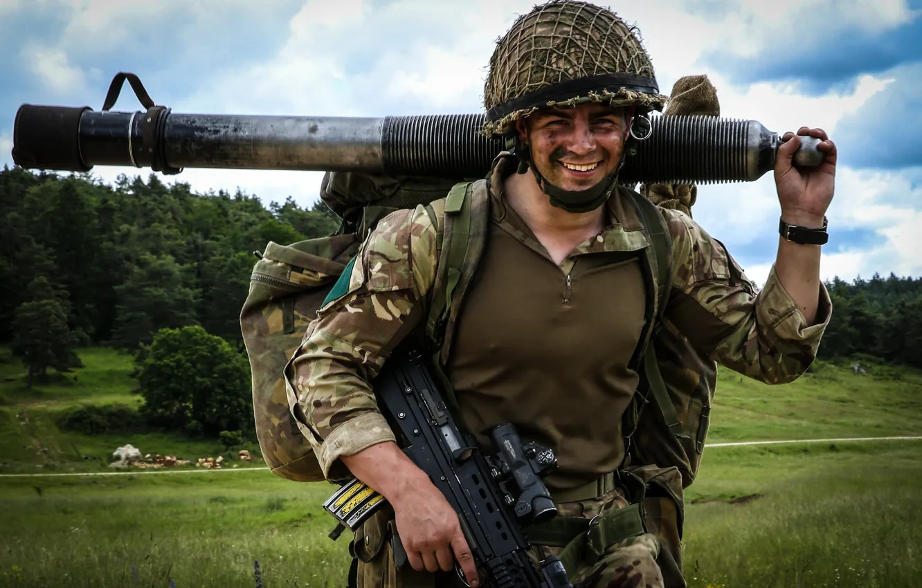 Фото обои оружие, солдат, British Parachute Regiment