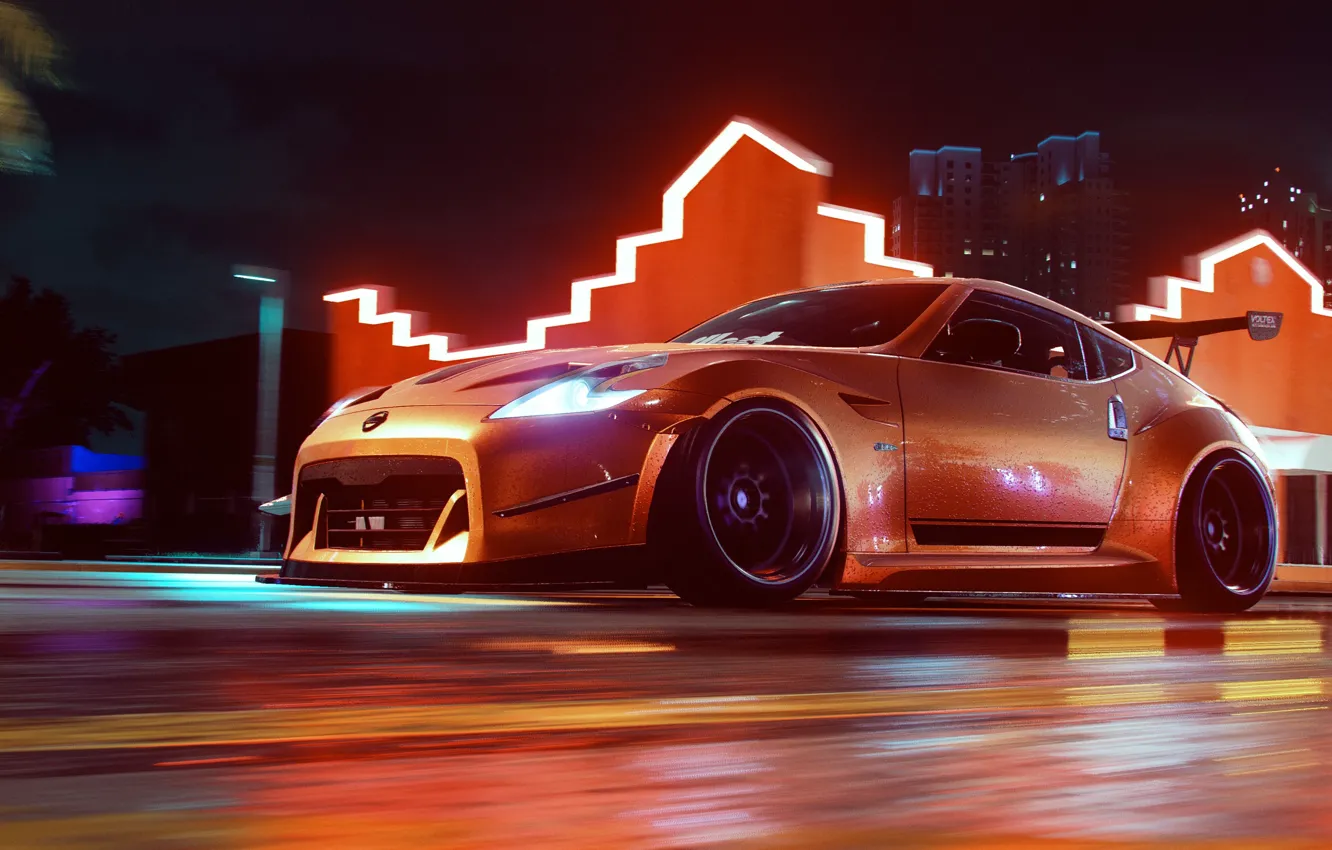 Фото обои скорость, Nissan, NFS, Electronic Arts, Need For Speed, 370Z, 2019, Need For Speed Heat