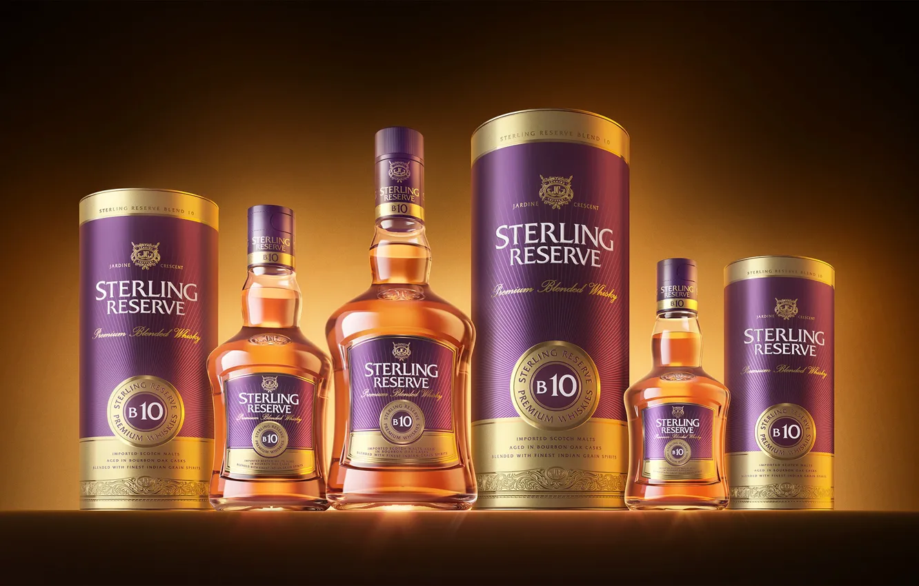 Фото обои напиток, виски, тара, оформление, Sterling Reserve