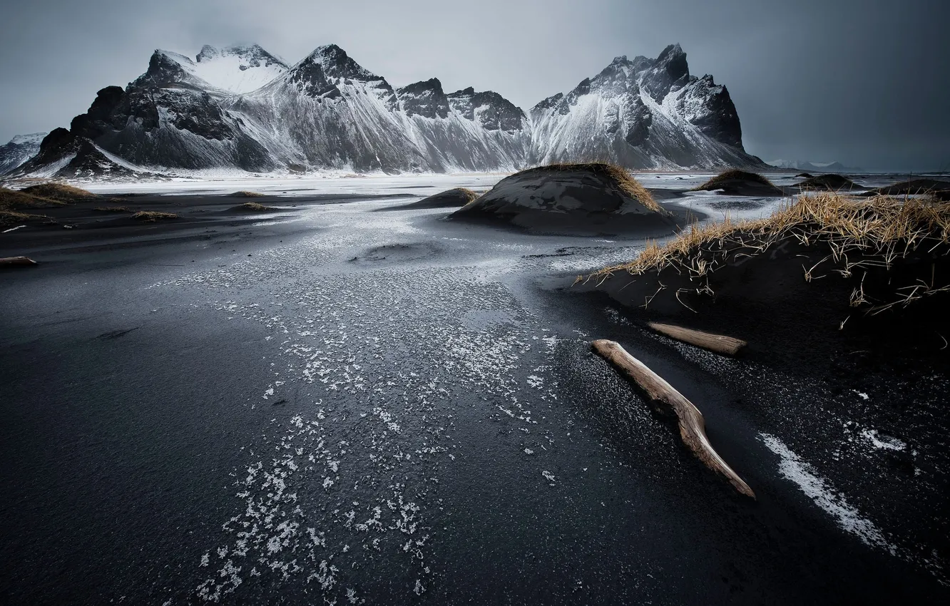 Фото обои iceland, Lifeless Beauty, volcanic