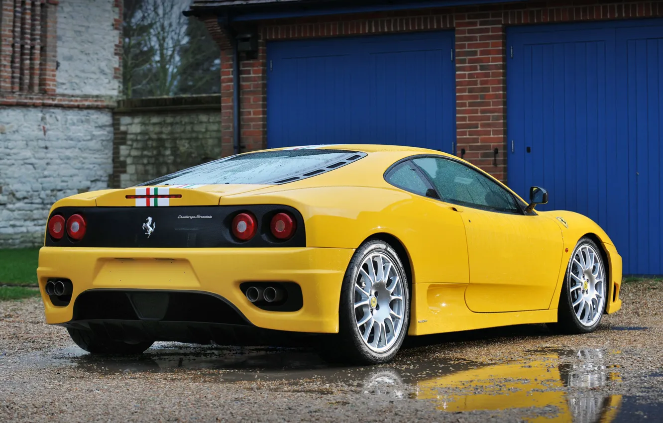Фото обои вид сзади, 360, Ferrari 360, Challenge Stradale