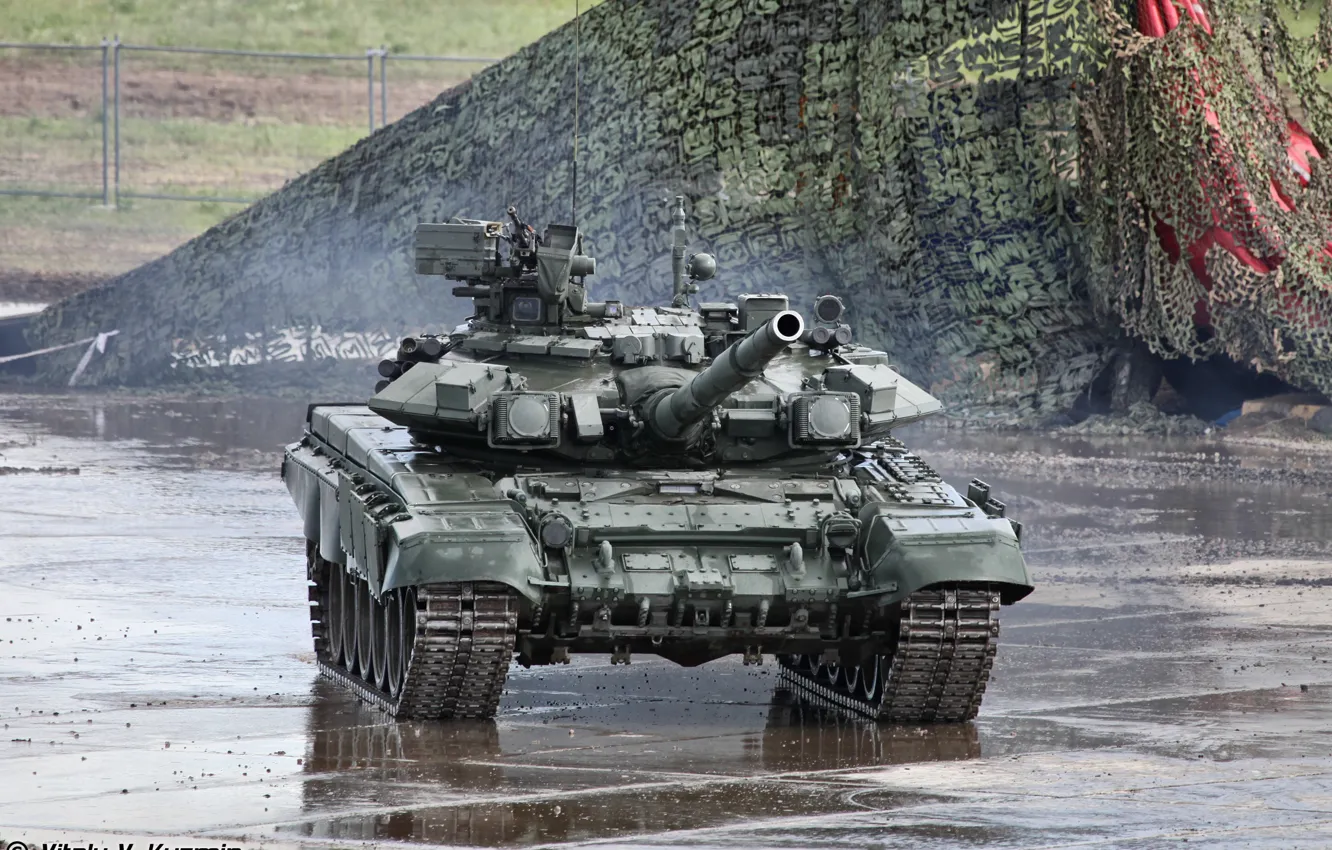 Фото обои танк, выступления, Т90