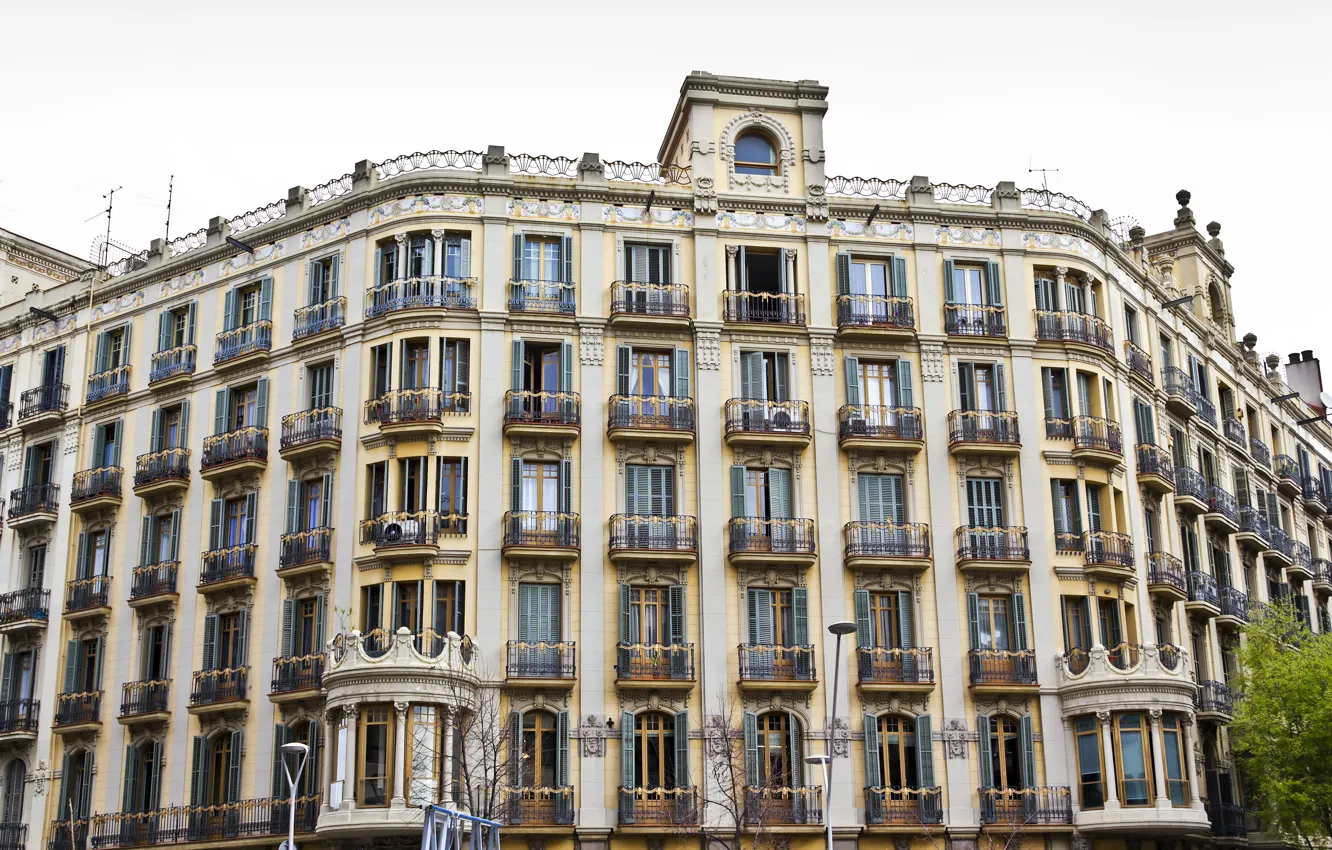 Фото обои Здание, Архитектура, Испания, Барселона, Barcelona, Spain, Building, Barselona