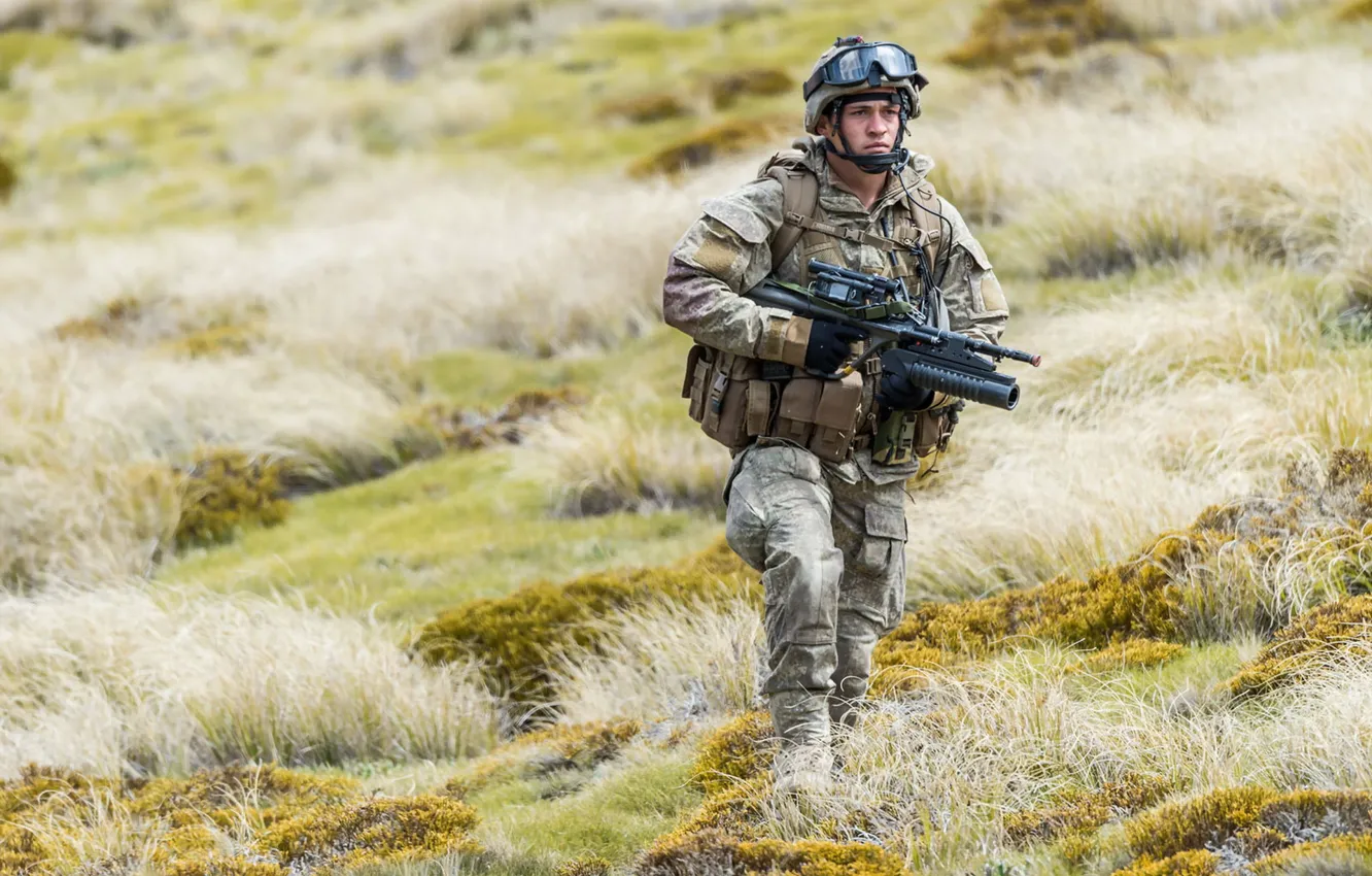 Фото обои оружие, армия, солдат, New Zealand Defence Force