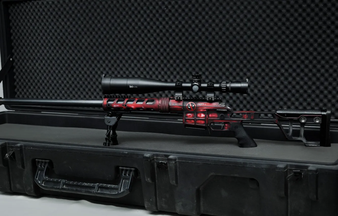 Фото обои оружие, weapon, custom, снайперская винтовка, sniper rifle, Dead Pool, Лобаев армс, Lobaev arms