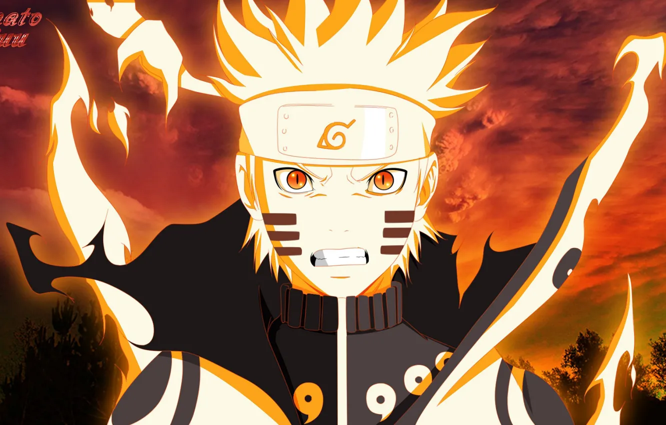 Фото обои сила, парень, Naruto, Наруто Узумаки