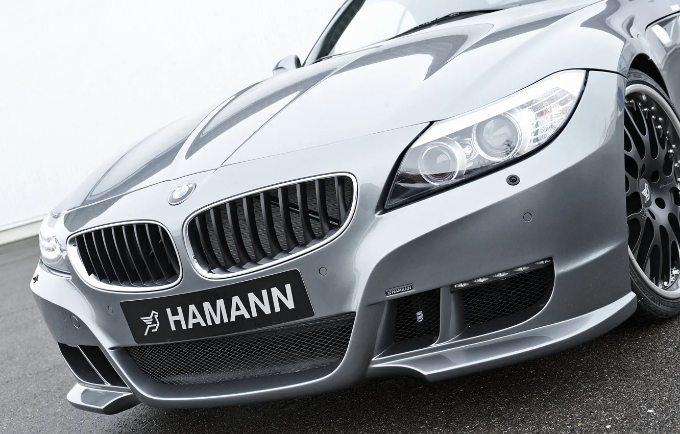 Фото обои серый, BMW, родстер, Hamann, 2010, бампер, E89, BMW Z4