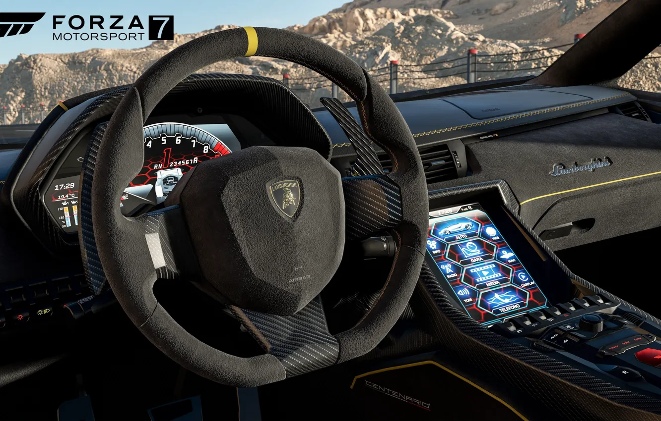 Фото обои car, Lamborghini, game, race, speed, Forza Motorsport, Forza Motorsport 7