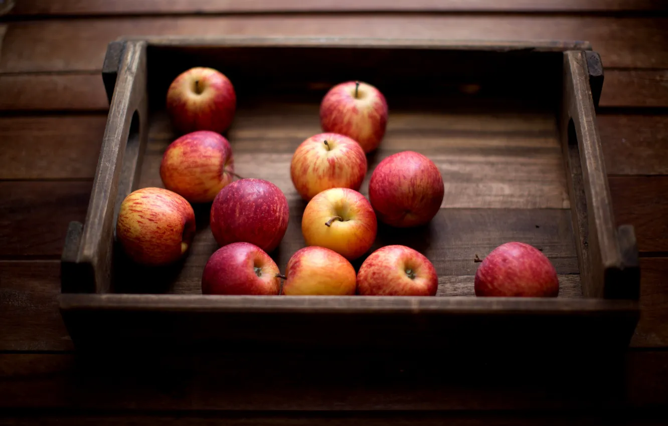 Фото обои яблоки, витамины, 12 яблок