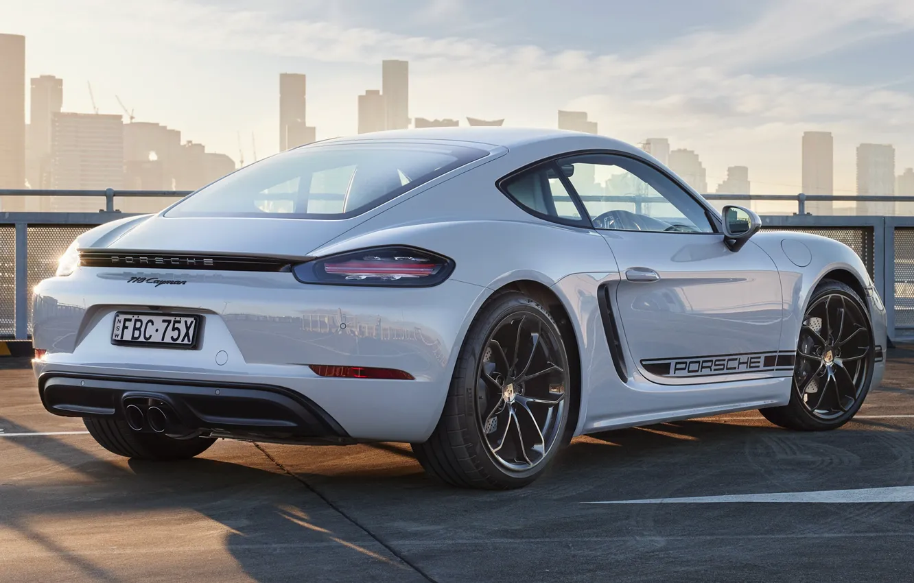 Фото обои Porsche, вид сзади, экстерьер, 718, 2023, Cayman Style Edition, Porsche 718 Cayman Style Edition