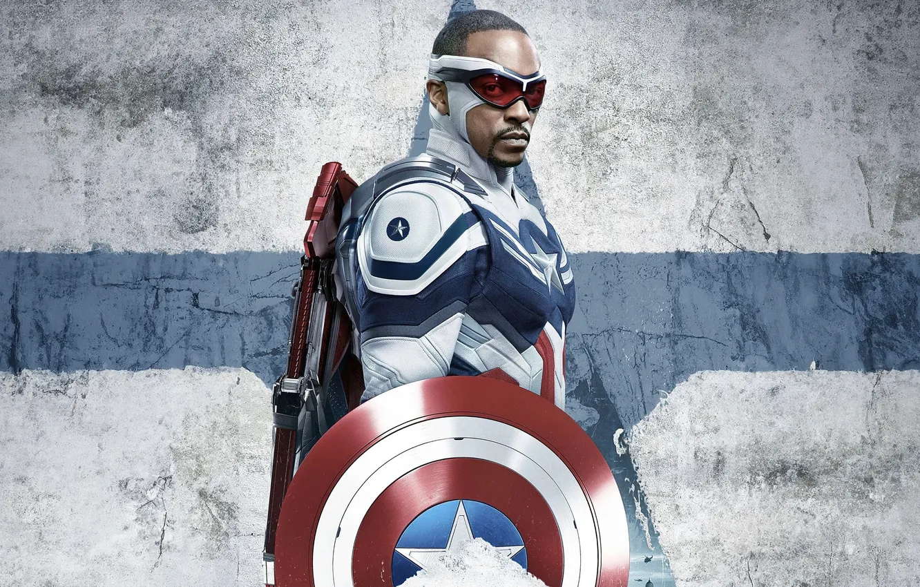 Фото обои Movies, Captain America, Sam Wilson, 2024 Movies, Captain America: Brave New World, Brave New World