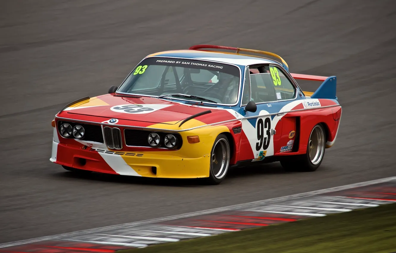 Фото обои BMW, гонки, автомобиль, 1973