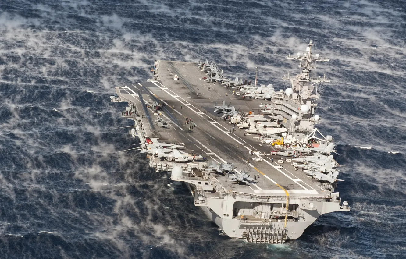 Фото обои оружие, корабль, USS George H.W. Bush