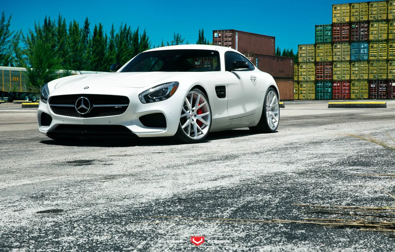 Фото обои Mercedes Benz, AMG, Forged, Series, Vossen, Precision, GT S, 306